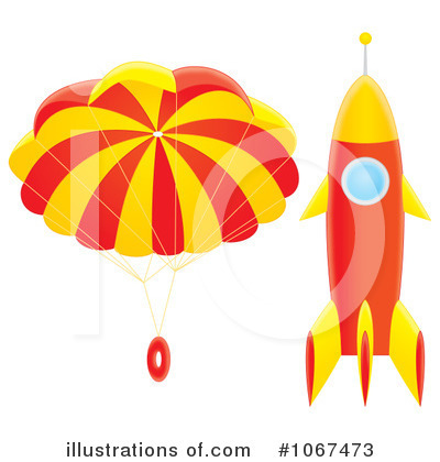 Royalty-Free (RF) Rocket Clipart Illustration by Alex Bannykh - Stock Sample #1067473