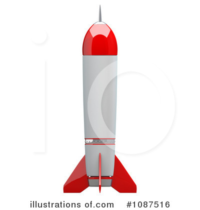 Rocket Clipart #1087516 by Leo Blanchette