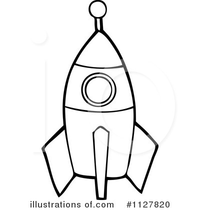 Royalty-Free (RF) Rocket Clipart Illustration by visekart - Stock Sample #1127820