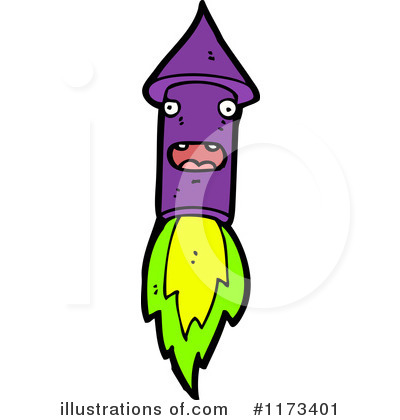 Royalty-Free (RF) Rocket Clipart Illustration by lineartestpilot - Stock Sample #1173401
