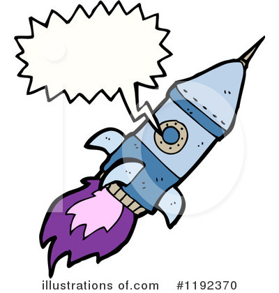 Royalty-Free (RF) Rocket Clipart Illustration by lineartestpilot - Stock Sample #1192370