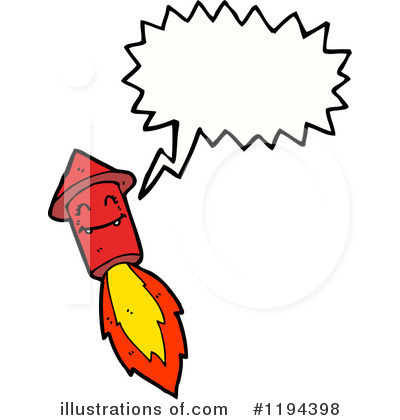 Royalty-Free (RF) Rocket Clipart Illustration by lineartestpilot - Stock Sample #1194398