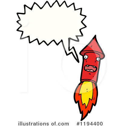 Royalty-Free (RF) Rocket Clipart Illustration by lineartestpilot - Stock Sample #1194400