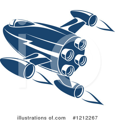 Royalty-Free (RF) Rocket Clipart Illustration by Vector Tradition SM - Stock Sample #1212267