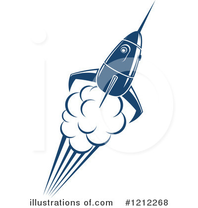 Royalty-Free (RF) Rocket Clipart Illustration by Vector Tradition SM - Stock Sample #1212268