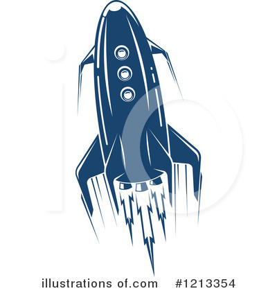 Royalty-Free (RF) Rocket Clipart Illustration by Vector Tradition SM - Stock Sample #1213354