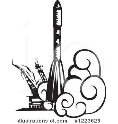 Royalty-Free (RF) Rocket Clipart Illustration by xunantunich - Stock Sample #1223626