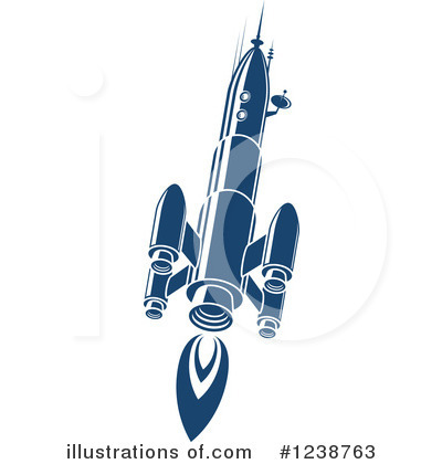 Royalty-Free (RF) Rocket Clipart Illustration by Vector Tradition SM - Stock Sample #1238763