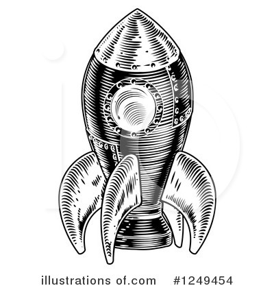 Rocket Ship Clipart #1249454 by AtStockIllustration