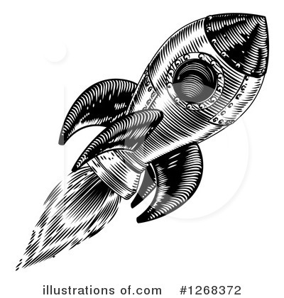 Royalty-Free (RF) Rocket Clipart Illustration by AtStockIllustration - Stock Sample #1268372