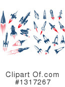 Rocket Clipart #1317267 by Vector Tradition SM