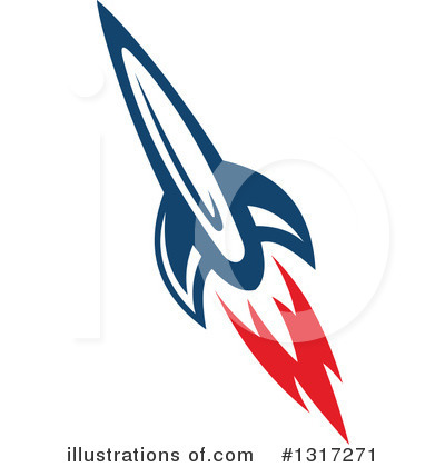 Royalty-Free (RF) Rocket Clipart Illustration by Vector Tradition SM - Stock Sample #1317271