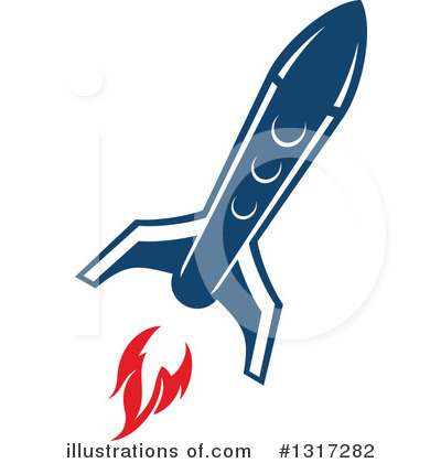 Royalty-Free (RF) Rocket Clipart Illustration by Vector Tradition SM - Stock Sample #1317282