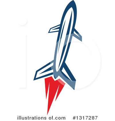 Royalty-Free (RF) Rocket Clipart Illustration by Vector Tradition SM - Stock Sample #1317287