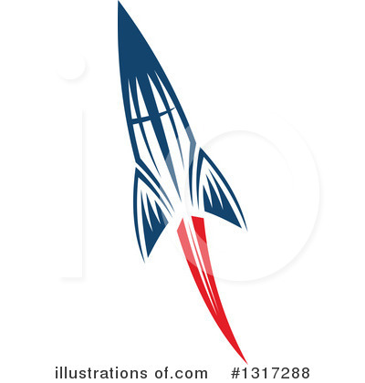 Royalty-Free (RF) Rocket Clipart Illustration by Vector Tradition SM - Stock Sample #1317288