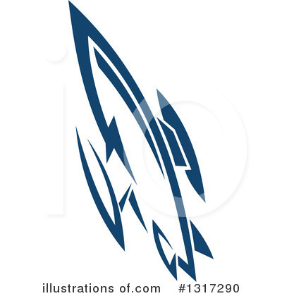 Royalty-Free (RF) Rocket Clipart Illustration by Vector Tradition SM - Stock Sample #1317290