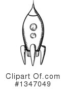Rocket Clipart #1347049 by Vector Tradition SM