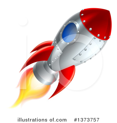 Rocketship Clipart #1373757 by AtStockIllustration
