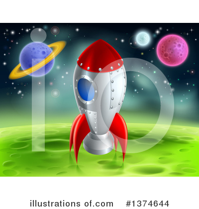 Royalty-Free (RF) Rocket Clipart Illustration by AtStockIllustration - Stock Sample #1374644