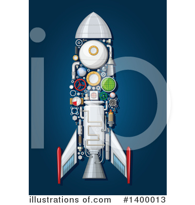 Royalty-Free (RF) Rocket Clipart Illustration by Vector Tradition SM - Stock Sample #1400013