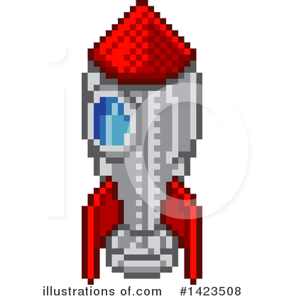 Royalty-Free (RF) Rocket Clipart Illustration by AtStockIllustration - Stock Sample #1423508