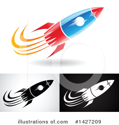 Royalty-Free (RF) Rocket Clipart Illustration by cidepix - Stock Sample #1427209