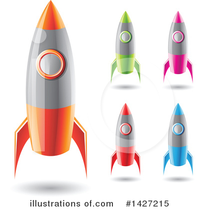 Royalty-Free (RF) Rocket Clipart Illustration by cidepix - Stock Sample #1427215