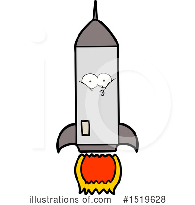 Royalty-Free (RF) Rocket Clipart Illustration by lineartestpilot - Stock Sample #1519628