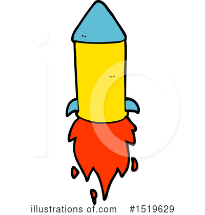 Royalty-Free (RF) Rocket Clipart Illustration by lineartestpilot - Stock Sample #1519629