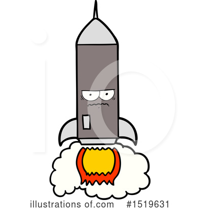 Royalty-Free (RF) Rocket Clipart Illustration by lineartestpilot - Stock Sample #1519631