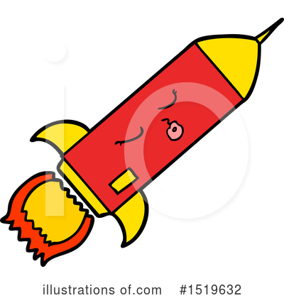 Royalty-Free (RF) Rocket Clipart Illustration by lineartestpilot - Stock Sample #1519632