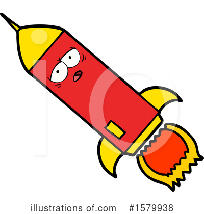Royalty-Free (RF) Rocket Clipart Illustration by lineartestpilot - Stock Sample #1579938