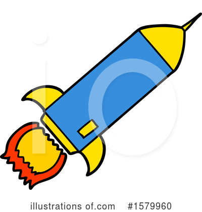 Royalty-Free (RF) Rocket Clipart Illustration by lineartestpilot - Stock Sample #1579960