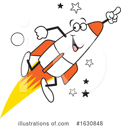 Royalty-Free (RF) Rocket Clipart Illustration by Johnny Sajem - Stock Sample #1630848
