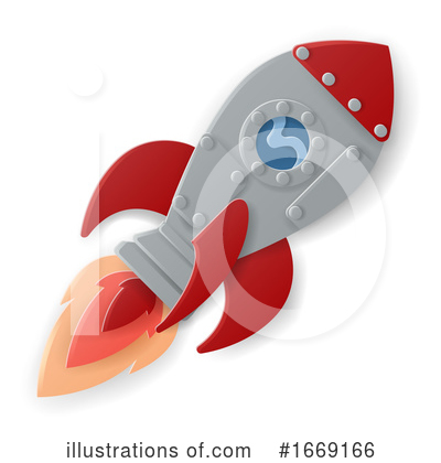 Royalty-Free (RF) Rocket Clipart Illustration by AtStockIllustration - Stock Sample #1669166