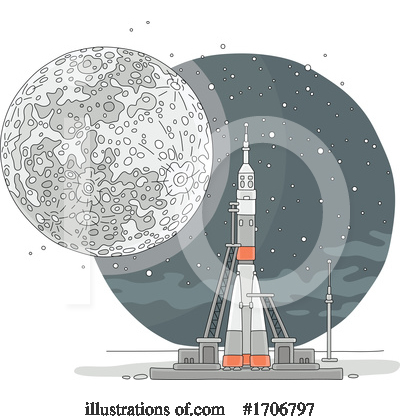 Royalty-Free (RF) Rocket Clipart Illustration by Alex Bannykh - Stock Sample #1706797