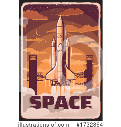 Royalty-Free (RF) Rocket Clipart Illustration by Vector Tradition SM - Stock Sample #1732864