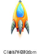 Rocket Clipart #1749906 by Vector Tradition SM