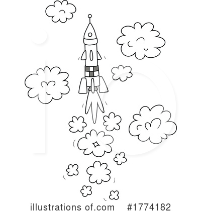 Royalty-Free (RF) Rocket Clipart Illustration by Alex Bannykh - Stock Sample #1774182