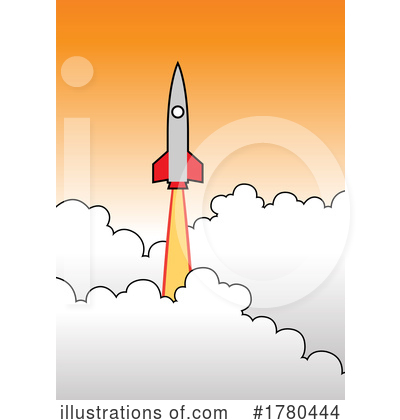 Royalty-Free (RF) Rocket Clipart Illustration by cidepix - Stock Sample #1780444