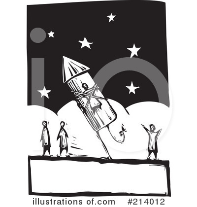 Royalty-Free (RF) Rocket Clipart Illustration by xunantunich - Stock Sample #214012