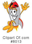 Rocket Clipart #8013 by Mascot Junction