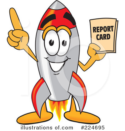 Royalty-Free (RF) Rocket Mascot Clipart Illustration by Mascot Junction - Stock Sample #224695