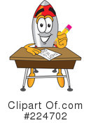 Rocket Mascot Clipart #224702 by Mascot Junction
