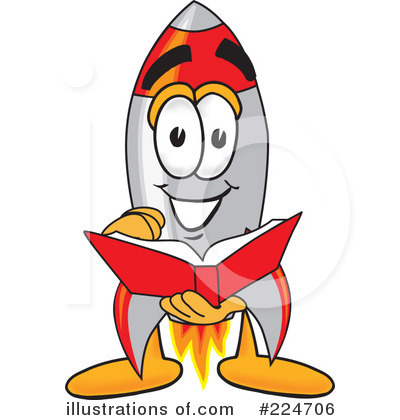 Royalty-Free (RF) Rocket Mascot Clipart Illustration by Mascot Junction - Stock Sample #224706
