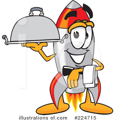 Royalty-Free (RF) Rocket Mascot Clipart Illustration by Mascot Junction - Stock Sample #224715