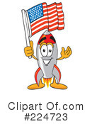 Rocket Mascot Clipart #224723 by Mascot Junction
