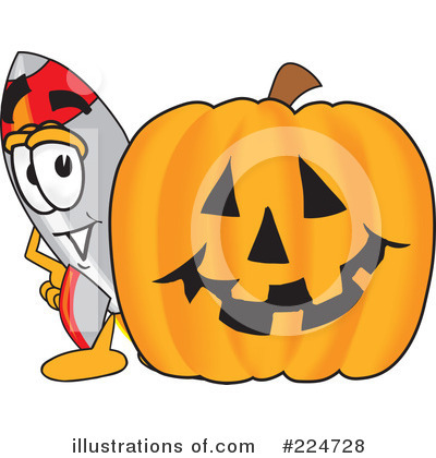 Royalty-Free (RF) Rocket Mascot Clipart Illustration by Mascot Junction - Stock Sample #224728