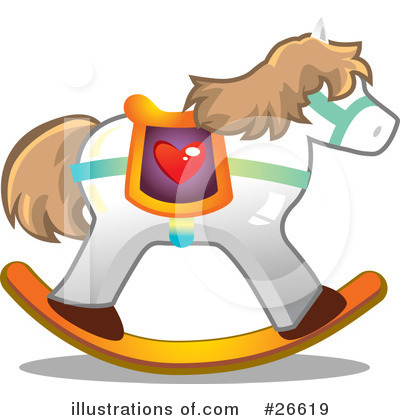 Royalty-Free (RF) Rocking Horse Clipart Illustration by NoahsKnight - Stock Sample #26619