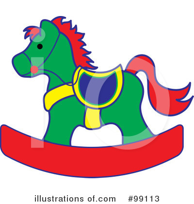 Rocking Horse Clipart #99113 by Pams Clipart